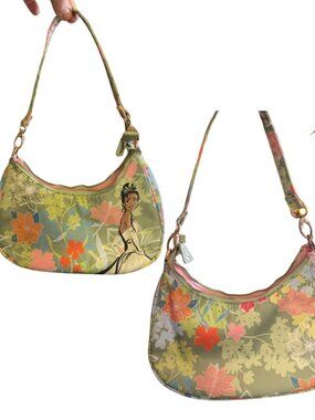 Disney Color Me Courtney Tiana Princess and The Frog Hobo Bag Purse Green~Used